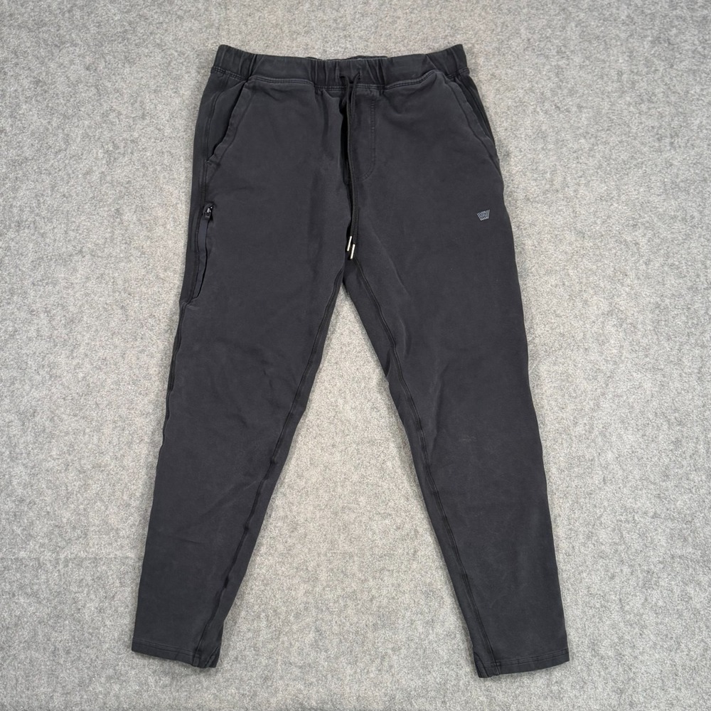 Mack Weldon Black Ace Slim Fit‎ Jogger Sweatpants Men's Size Medium Tall